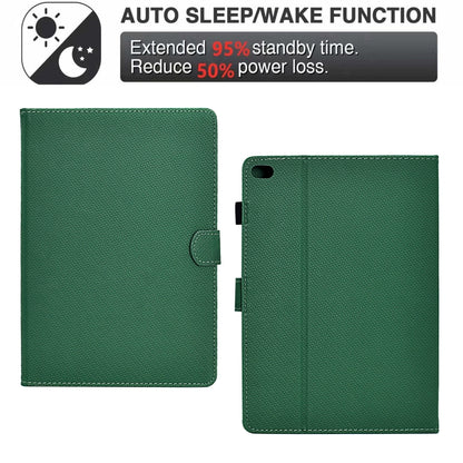 For iPad Air 10.5 2019 Solid Color Fiber Texture Smart Tablet Leather Case(Green) - iPad Air (2019) Cases by buy2fix | Online Shopping UK | buy2fix
