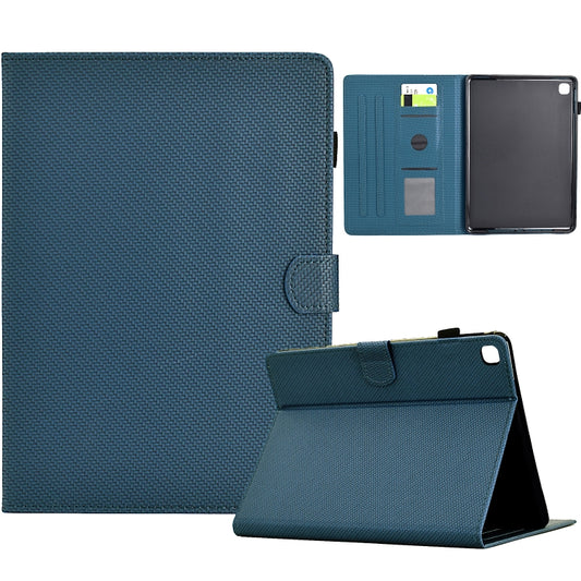 For iPad Air / Air 2 / 9.7 2017 / 2018 Solid Color Fiber Texture Smart Tablet Leather Case(Royal Blue) - iPad 9.7 (2018) & (2017) Cases by buy2fix | Online Shopping UK | buy2fix