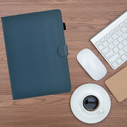 For iPad Air 10.9 2022 / 2020 Solid Color Fiber Texture Smart Tablet Leather Case(Royal Blue) - iPad Air (2022) / (2020) 10.9 Cases by buy2fix | Online Shopping UK | buy2fix