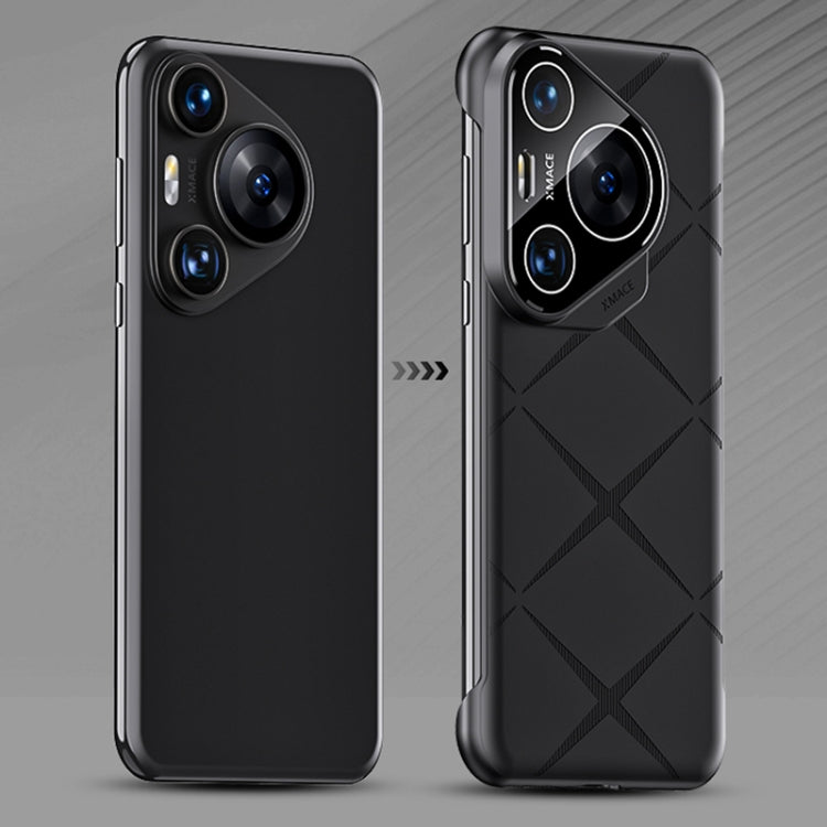For Huawei Pura 70 Ultra Borderless Upshrink Camera Protection Phone Case(Black) by buy2fix