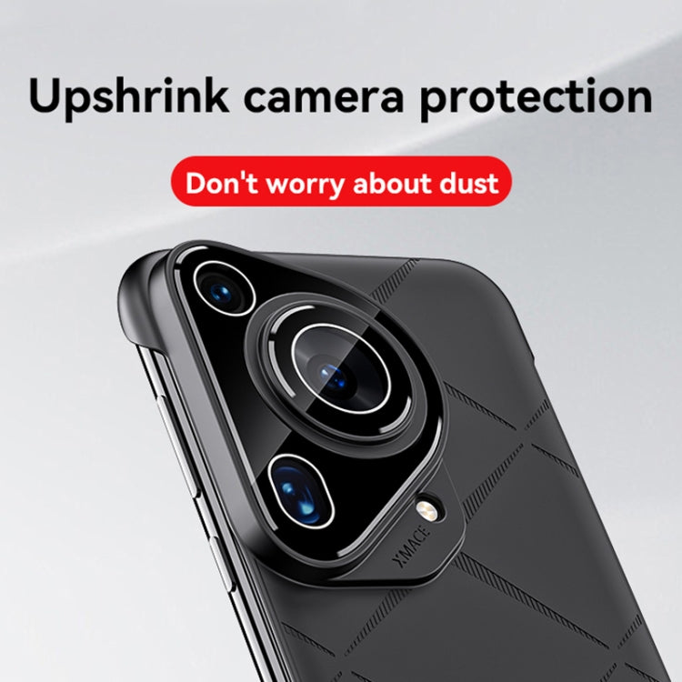 For Huawei Pura 70 Ultra Borderless Upshrink Camera Protection Phone Case(Black) by buy2fix