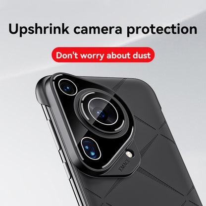 For Huawei Pura 70 Ultra Borderless Upshrink Camera Protection Phone Case(Black) by buy2fix