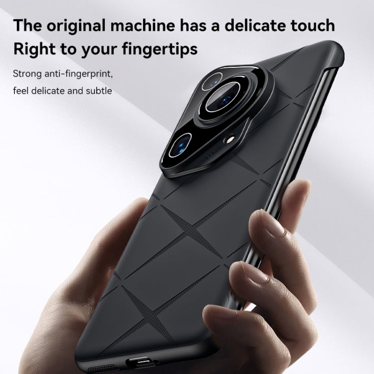 For Huawei Pura 70 Ultra Borderless Upshrink Camera Protection Phone Case(Black) by buy2fix