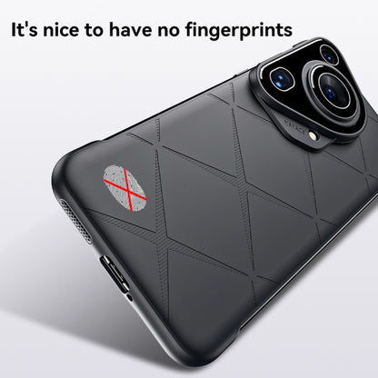For Huawei Pura 70 Ultra Borderless Upshrink Camera Protection Phone Case(Black) by buy2fix
