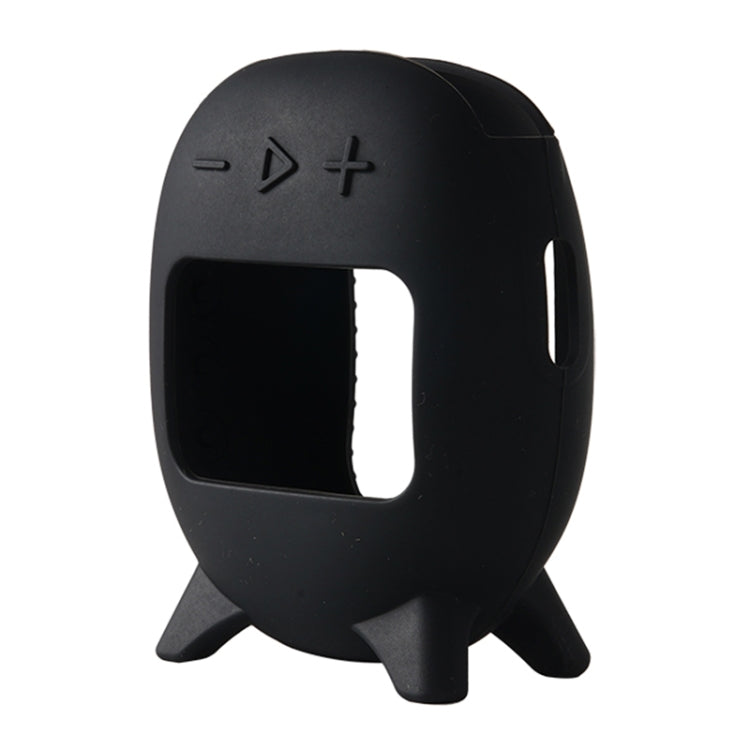 For JBL Clip 5 Portable Speaker Soft Silicone Protective Case(Black) - Protective Case by buy2fix | Online Shopping UK | buy2fix