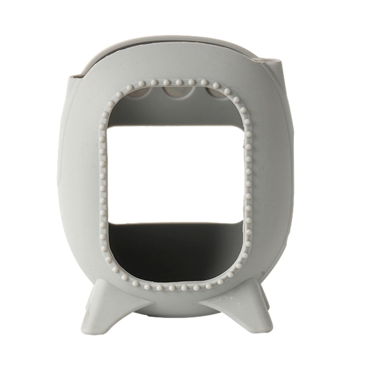 For JBL Clip 5 Portable Speaker Soft Silicone Protective Case(Grey) - Protective Case by buy2fix | Online Shopping UK | buy2fix