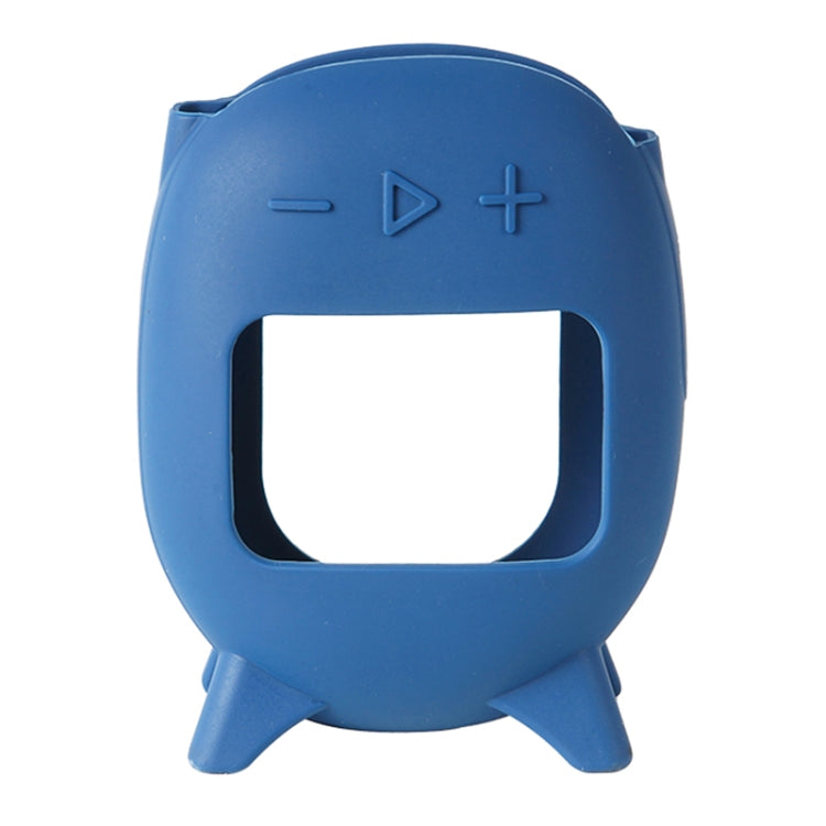 For JBL Clip 5 Portable Speaker Soft Silicone Protective Case(Blue) - Protective Case by buy2fix | Online Shopping UK | buy2fix