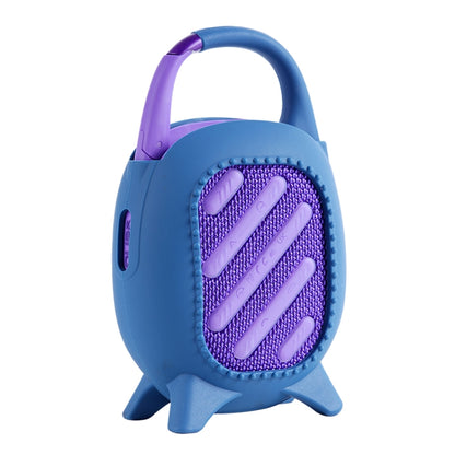 For JBL Clip 5 Portable Speaker Soft Silicone Protective Case(Blue) - Protective Case by buy2fix | Online Shopping UK | buy2fix