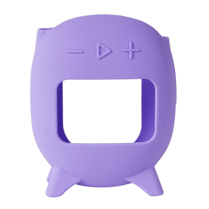 For JBL Clip 5 Portable Speaker Soft Silicone Protective Case(Purple) - Protective Case by buy2fix | Online Shopping UK | buy2fix