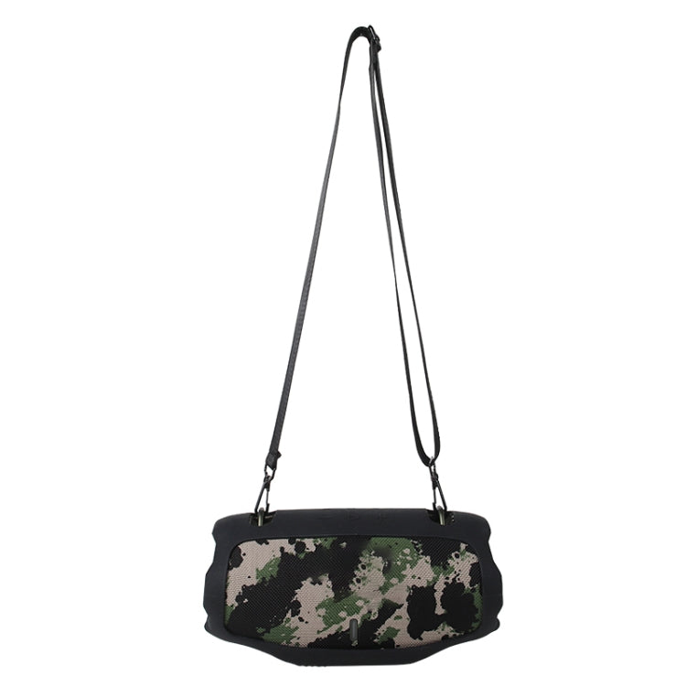 For JBL Xtreme 4 Bluetooth Speaker Soft Silicone Protective Cover Storage Case(Black) - Protective Case by buy2fix | Online Shopping UK | buy2fix