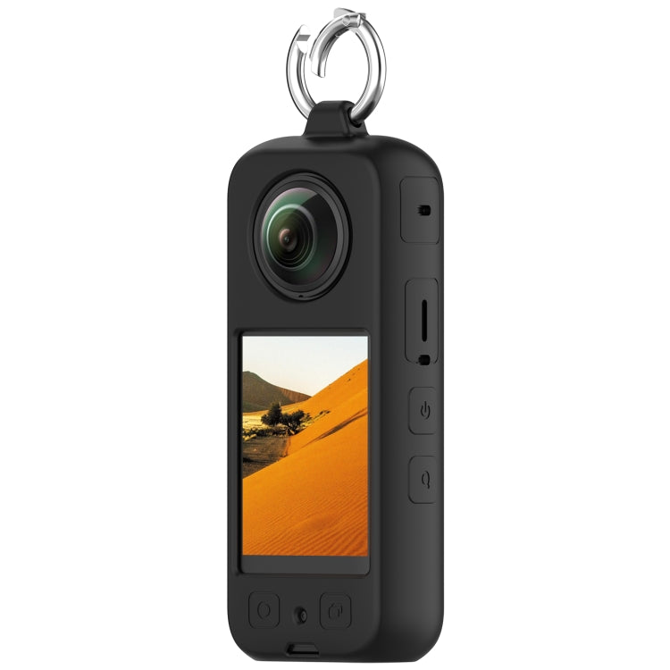 For Insta 360 X4 Portable Silicone Protective Case(Black) - Case & Bags by buy2fix | Online Shopping UK | buy2fix