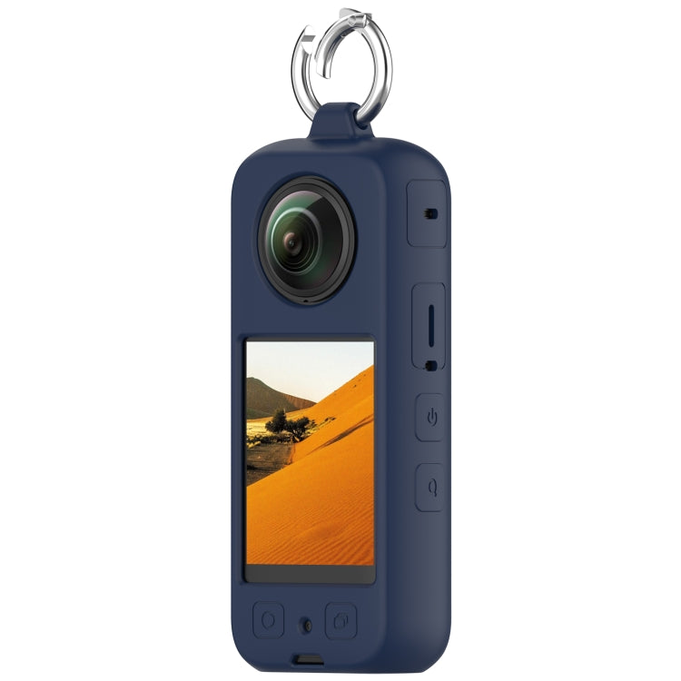 For Insta 360 X4 Portable Silicone Protective Case(Midnight Blue) - Case & Bags by buy2fix | Online Shopping UK | buy2fix