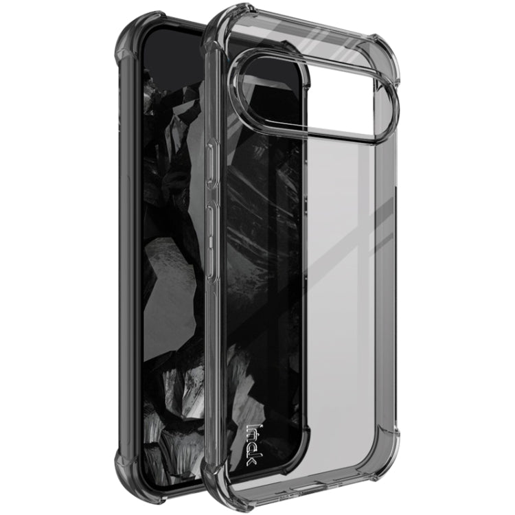 For Google Pixel 9 / Pixel 9 Pro imak Shockproof Airbag TPU Phone Case(Transparent Black) - Google Cases by imak | Online Shopping UK | buy2fix