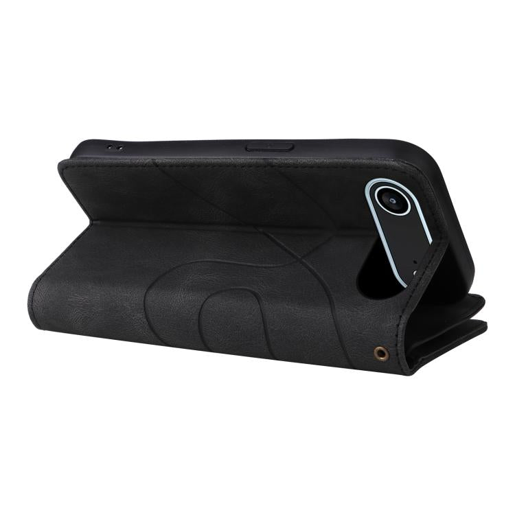 For iPhone Air Dual-color 9 Card Slots Zipper Wallet Leather Phone Case(Black) - iPhone Air Cases by buy2fix | Online Shopping UK | buy2fix