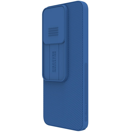 For Xiaomi Poco M6 4G NILLKIN Black Mirror Series Camshield PC Phone Case(Blue) by NILLKIN