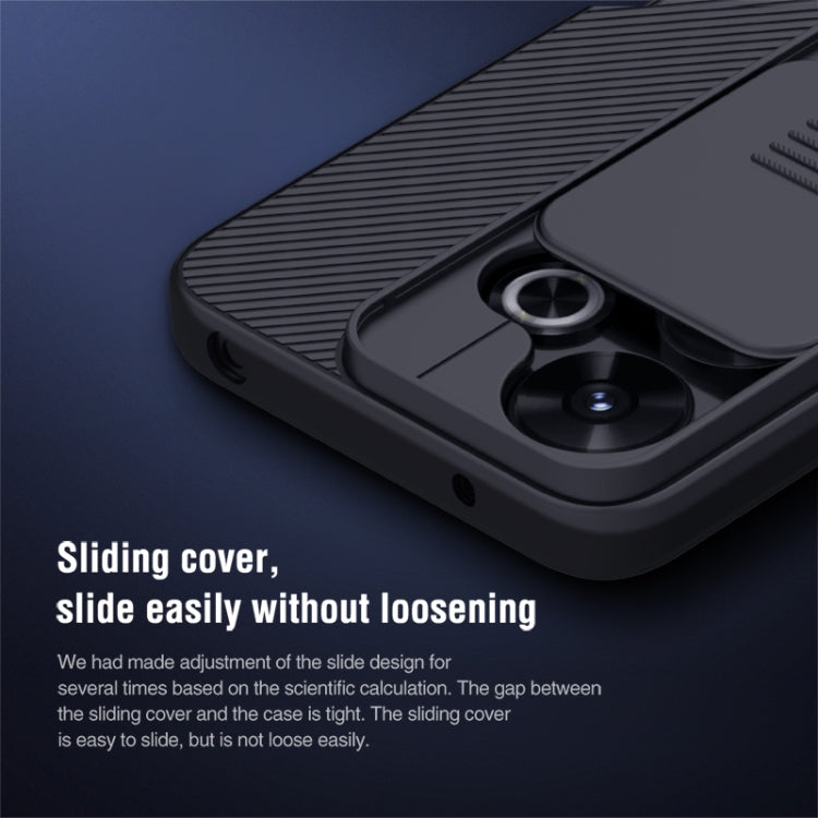 For Xiaomi Poco M6 4G NILLKIN Black Mirror Series Camshield PC Phone Case(Blue) - Xiaomi Cases by NILLKIN | Online Shopping UK | buy2fix