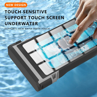 RedPepper 15m Depth Waterproof Phone Diving Pouch with Suction Cup(Black) - Waterproof Bag by RedPepper | Online Shopping UK | buy2fix