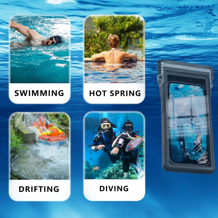 RedPepper 15m Depth Waterproof Phone Diving Pouch with Suction Cup(Black) - Waterproof Bag by RedPepper | Online Shopping UK | buy2fix