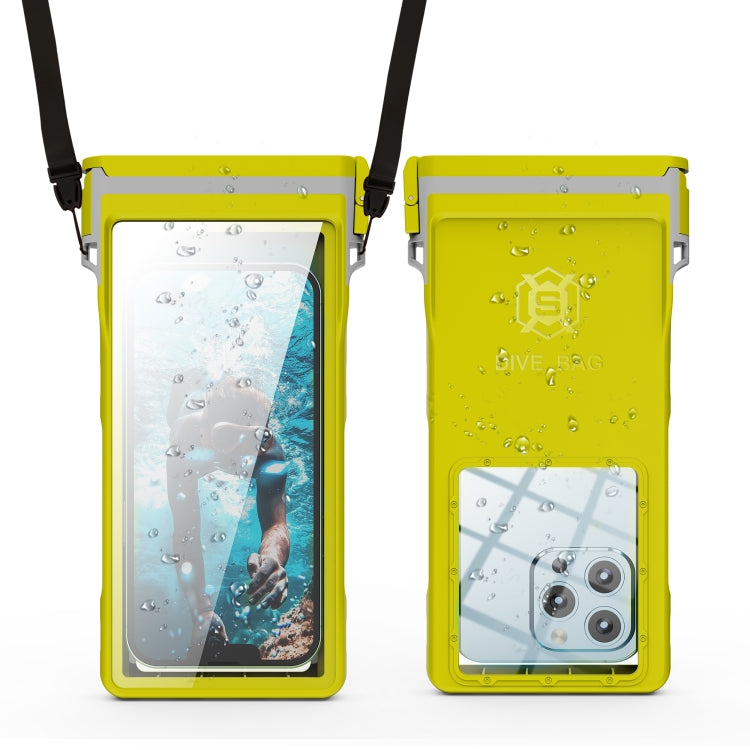 RedPepper 15m Depth Waterproof Phone Diving Pouch with Suction Cup(Yellow) - Waterproof Bag by RedPepper | Online Shopping UK | buy2fix