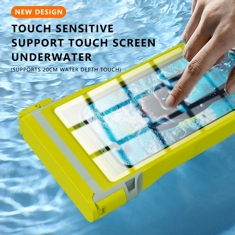 RedPepper 15m Depth Waterproof Phone Diving Pouch with Suction Cup(Yellow) - Waterproof Bag by RedPepper | Online Shopping UK | buy2fix