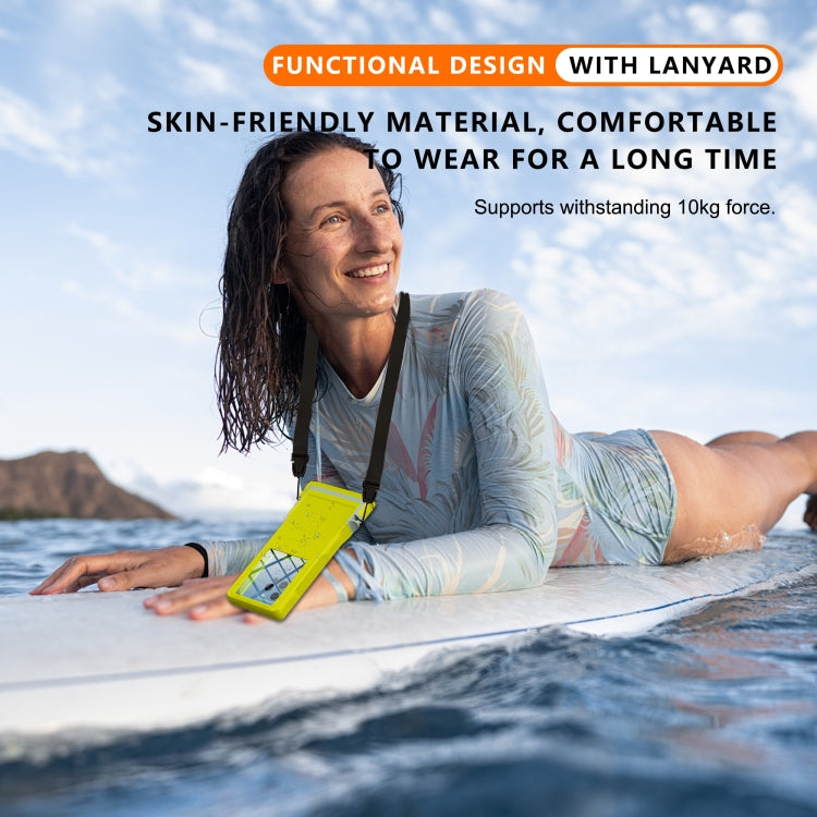 RedPepper 15m Depth Waterproof Phone Diving Pouch with Suction Cup(Yellow) - Waterproof Bag by RedPepper | Online Shopping UK | buy2fix