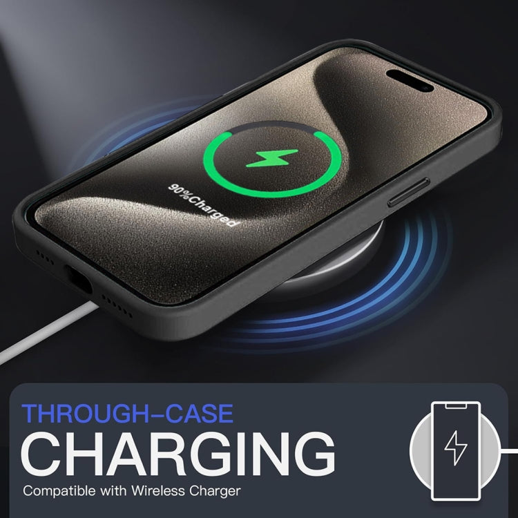 For iPhone 15 Pro Max Colorful Armor Lens Film Transparent Phone Case(Pink) by buy2fix