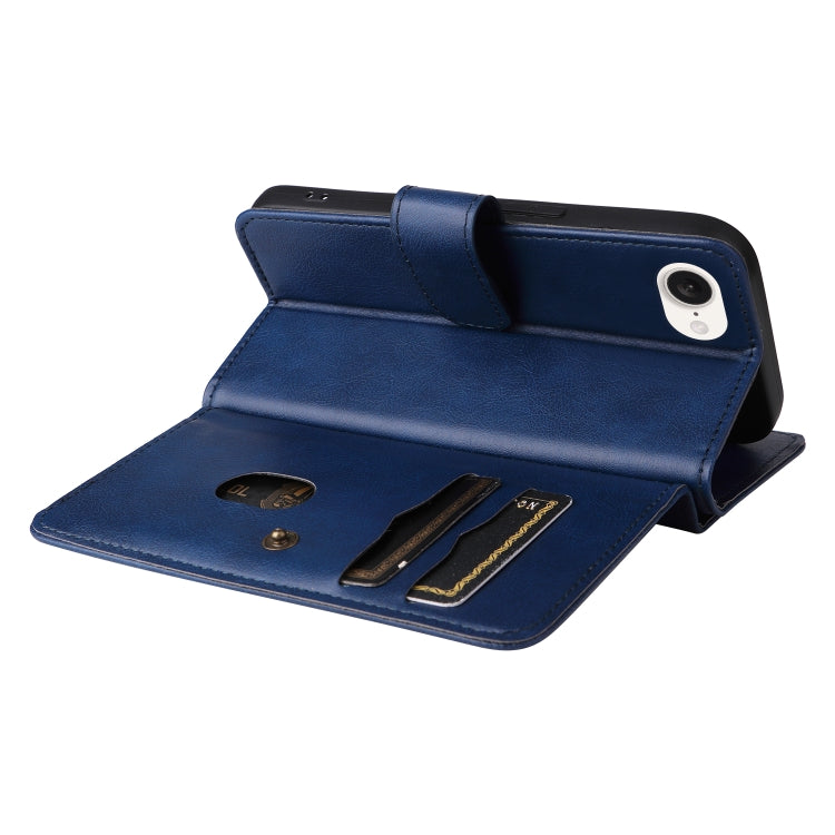 For iPhone SE 2024 Multi-Function Wallet 10 Card Slots Leather Phone Case(Dark Blue) - More iPhone Cases by buy2fix | Online Shopping UK | buy2fix