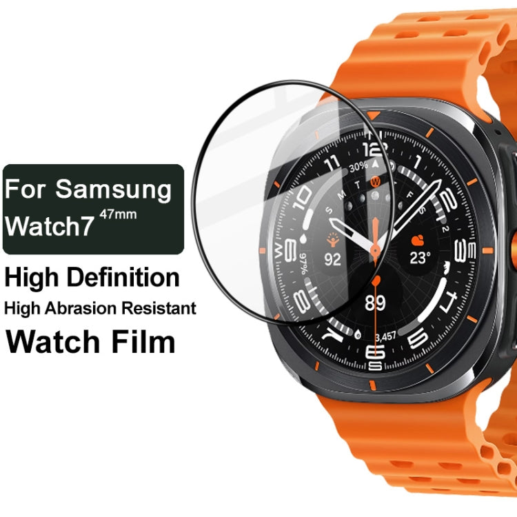 For Samsung Watch Ultra 47mm IMAK Plexiglass HD Watch Protective Film - Screen Protector by imak | Online Shopping UK | buy2fix