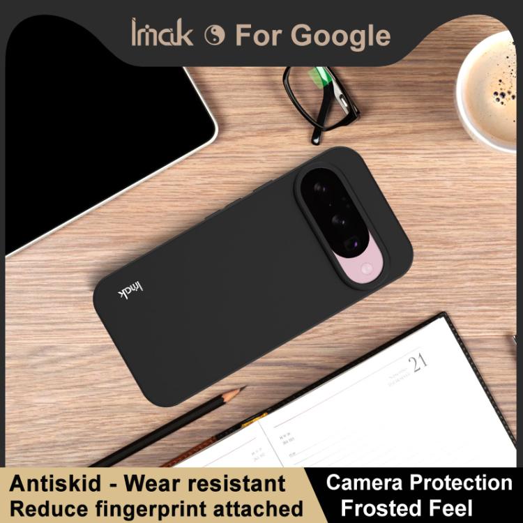 For Google Pixel 10 / Pixel 10 Pro IMAK UC-3 Series Shockproof Frosted TPU Phone Case(Black) - Google Cases by imak | Online Shopping UK | buy2fix