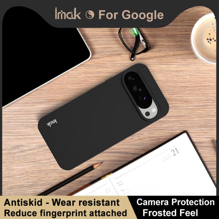 For Google Pixel 10 Pro XL IMAK UC-3 Series Shockproof Frosted TPU Phone Case(Black) - Google Cases by imak | Online Shopping UK | buy2fix
