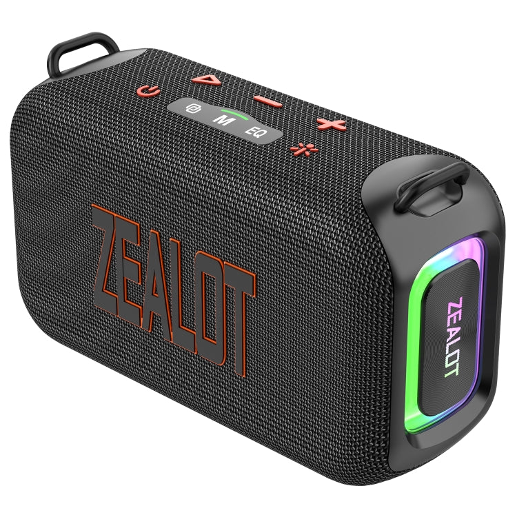 Zealot S85 50W Outdoor Waterproof Portable Bluetooth Speaker(Black) - Waterproof Speaker by ZEALOT | Online Shopping UK | buy2fix