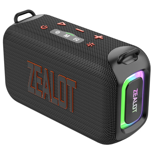 Zealot S85 50W Outdoor Waterproof Portable Bluetooth Speaker(Black) - Waterproof Speaker by ZEALOT | Online Shopping UK | buy2fix