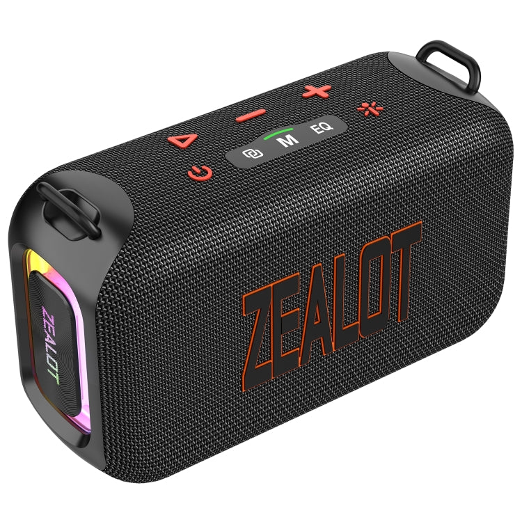 Zealot S85 50W Outdoor Waterproof Portable Bluetooth Speaker(Black) - Waterproof Speaker by ZEALOT | Online Shopping UK | buy2fix