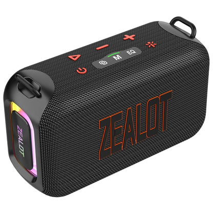 Zealot S85 50W Outdoor Waterproof Portable Bluetooth Speaker(Black) - Waterproof Speaker by ZEALOT | Online Shopping UK | buy2fix