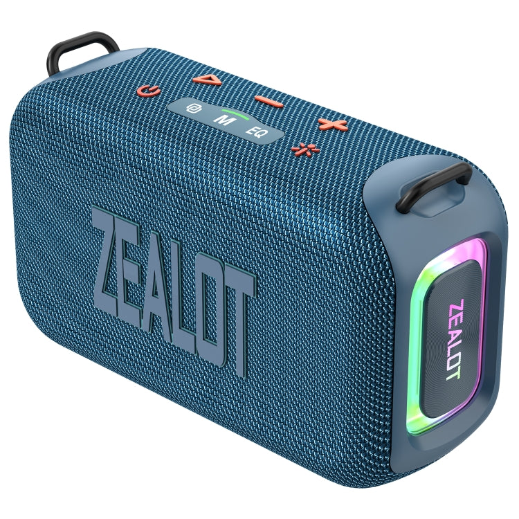 Zealot S85 50W Outdoor Waterproof Portable Bluetooth Speaker(Blue) - Waterproof Speaker by ZEALOT | Online Shopping UK | buy2fix