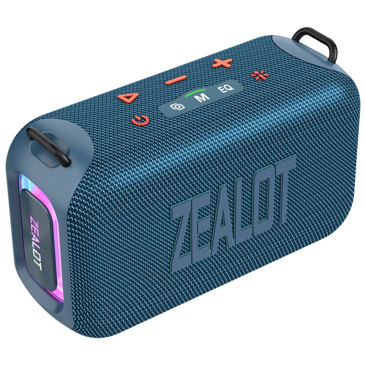 Zealot S85 50W Outdoor Waterproof Portable Bluetooth Speaker(Blue) - Waterproof Speaker by ZEALOT | Online Shopping UK | buy2fix