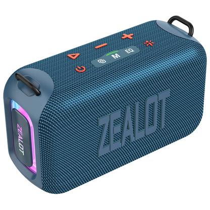 Zealot S85 50W Outdoor Waterproof Portable Bluetooth Speaker(Blue) - Waterproof Speaker by ZEALOT | Online Shopping UK | buy2fix