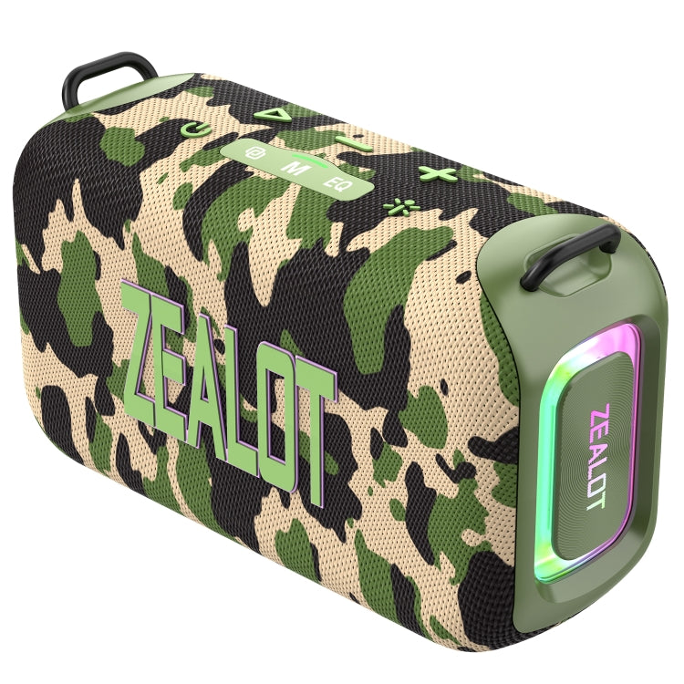Zealot S85 50W Outdoor Waterproof Portable Bluetooth Speaker(Camouflage) - Waterproof Speaker by ZEALOT | Online Shopping UK | buy2fix