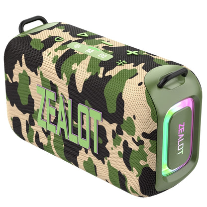 Zealot S85 50W Outdoor Waterproof Portable Bluetooth Speaker(Camouflage) - Waterproof Speaker by ZEALOT | Online Shopping UK | buy2fix