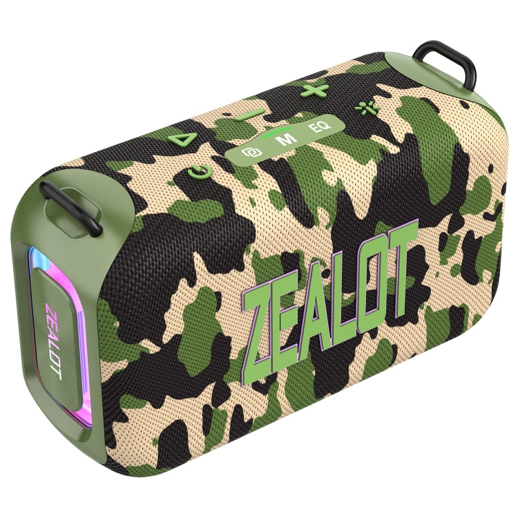 Zealot S85 50W Outdoor Waterproof Portable Bluetooth Speaker(Camouflage) - Waterproof Speaker by ZEALOT | Online Shopping UK | buy2fix