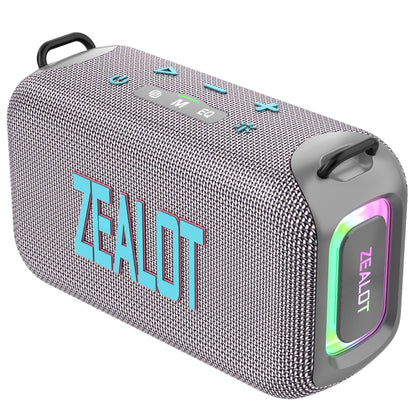 Zealot S85 50W Outdoor Waterproof Portable Bluetooth Speaker(Grey) - Waterproof Speaker by ZEALOT | Online Shopping UK | buy2fix