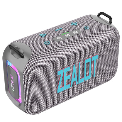 Zealot S85 50W Outdoor Waterproof Portable Bluetooth Speaker(Grey) - Waterproof Speaker by ZEALOT | Online Shopping UK | buy2fix