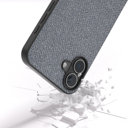 For iPhone 16 Diamond Black Frame Phone Case(Jewel Black) by buy2fix