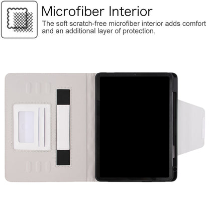 For iPad Pro 11 2025 / 2024 Checkered Hardware Buckle Leather Smart Tablet Case(White) by buy2fix