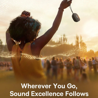 Baseus AeQur 35 Pro Air IPX5 Waterproof Outdoor Portable Bluetooth Speaker(Black) - Waterproof Speaker by Baseus | Online Shopping UK | buy2fix