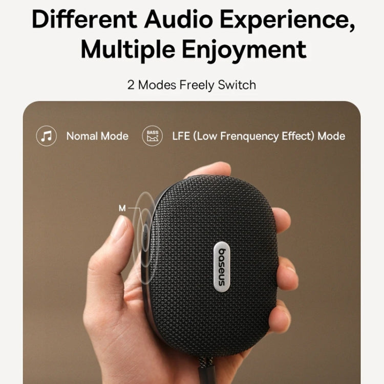 Baseus AeQur 35 Pro Air IPX5 Waterproof Outdoor Portable Bluetooth Speaker(Black) - Waterproof Speaker by Baseus | Online Shopping UK | buy2fix