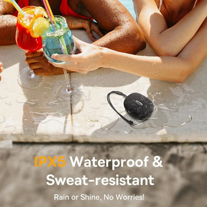Baseus AeQur 35 Pro Air IPX5 Waterproof Outdoor Portable Bluetooth Speaker(Black) - Waterproof Speaker by Baseus | Online Shopping UK | buy2fix