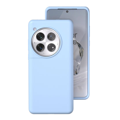 For OnePlus 12 All-inclusive Liquid Silicone Phone Case(Mist Blue) - OnePlus Cases by buy2fix | Online Shopping UK | buy2fix