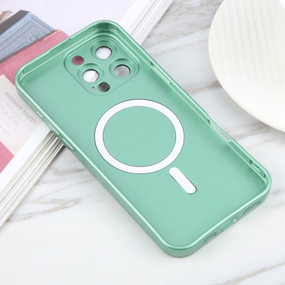 For iPhone 16 Pro Max Liquid TPU Silicone Solid Color MagSafe Phone Case(Green) - iPhone 16 Pro Max Cases by buy2fix | Online Shopping UK | buy2fix