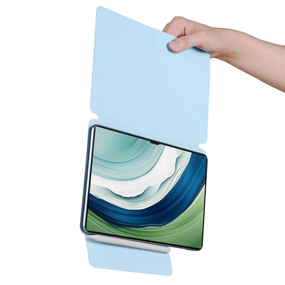 For Huawei MatePad Pro 13.2 2023 Fixed Buckle Magnetic Deformation Leather Tablet Case(Ice Blue) - Huawei by buy2fix | Online Shopping UK | buy2fix